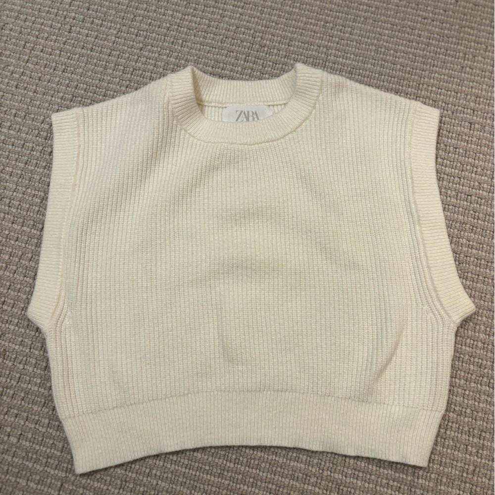 ZARA Girls Sweater Vest